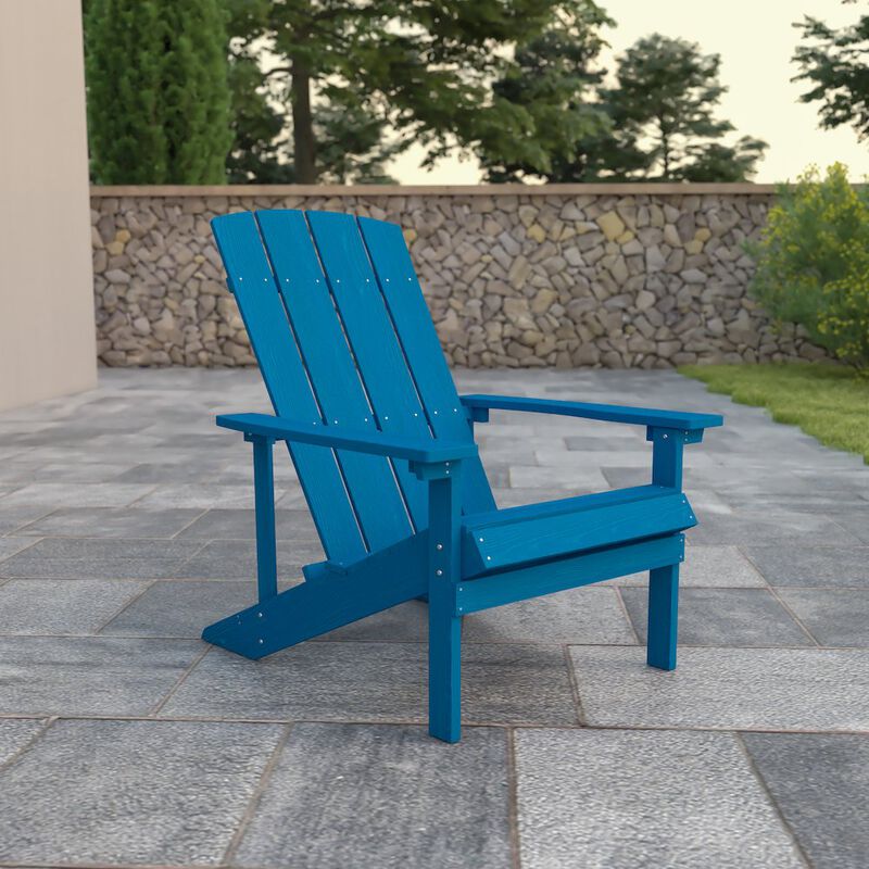Commercial All-Weather Poly Resin Wood Adirondack Chair image number 7
