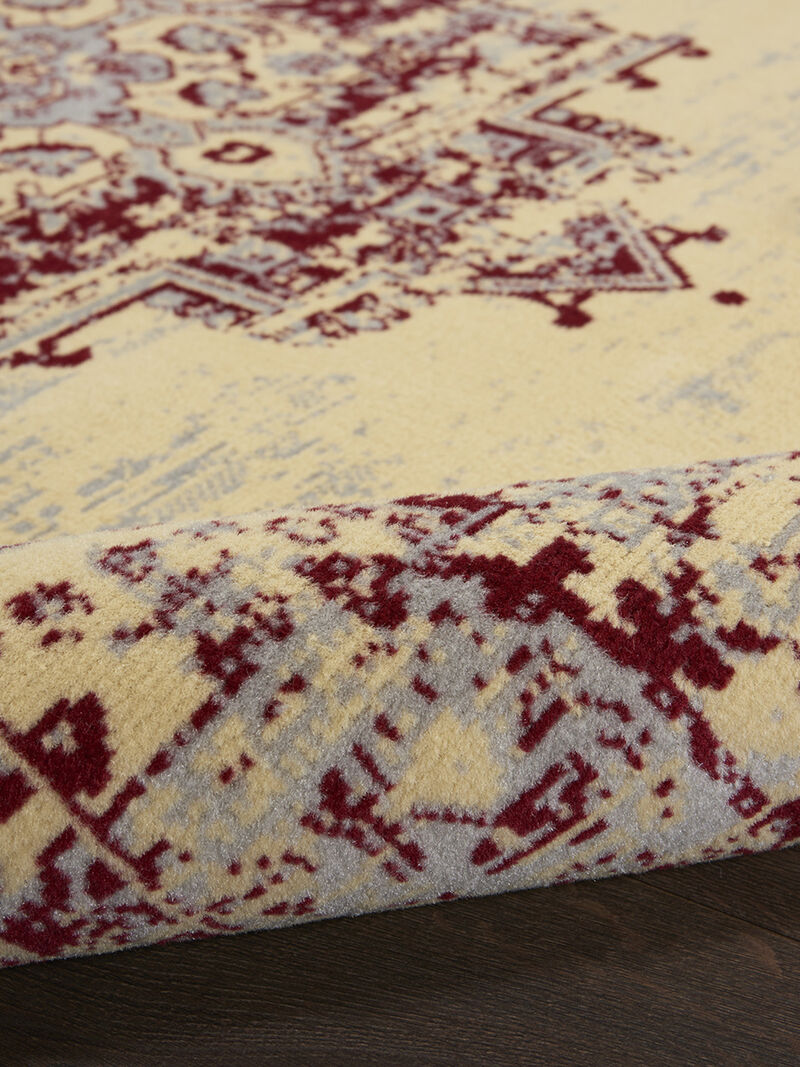 Grafix GRF14 Cream/Red 3'9" x 5'9" Rug