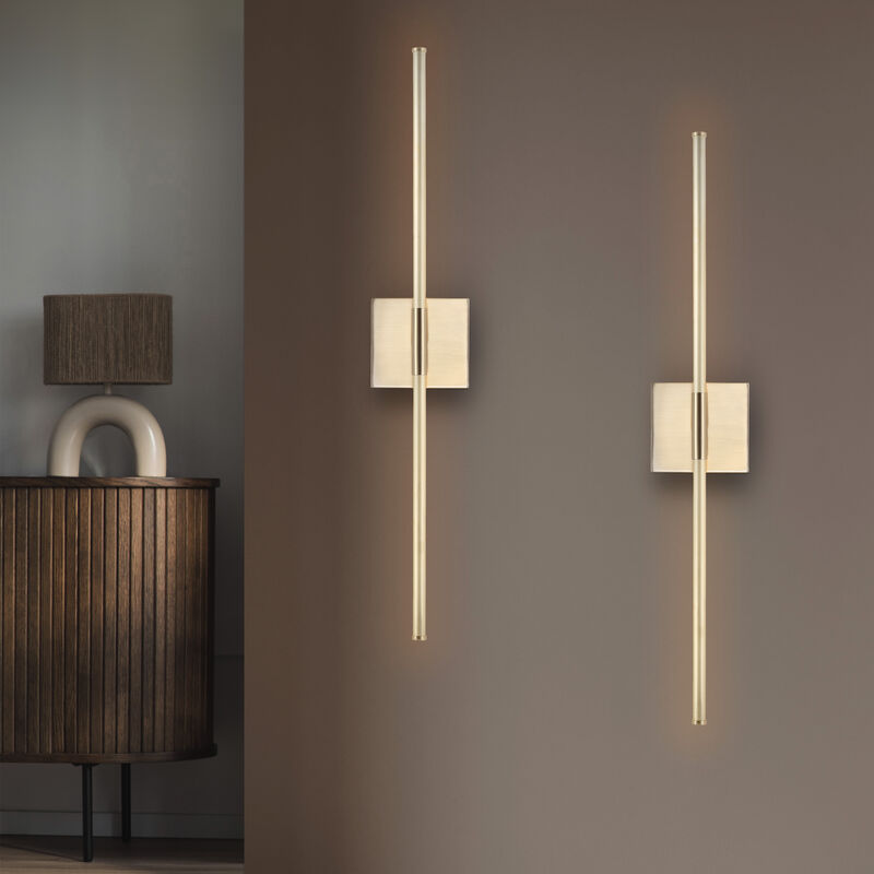 Makena Modern Minimalist Dimmable Integrated LED Metal Wall Sconce