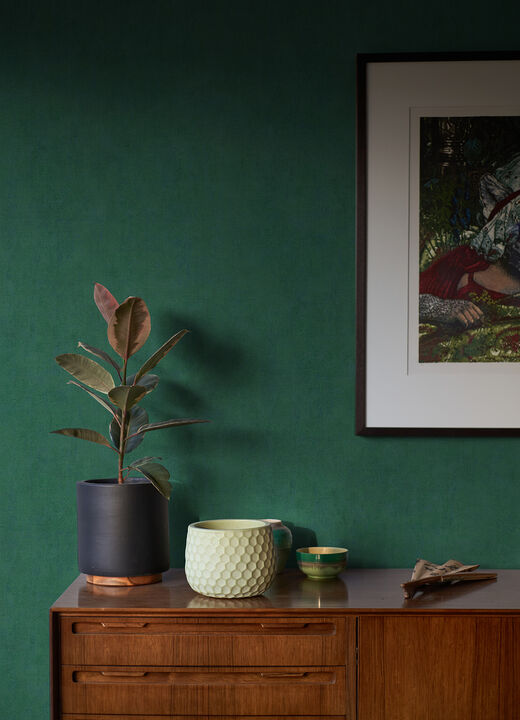 Riomar Green Distressed Texture Wallpaper
