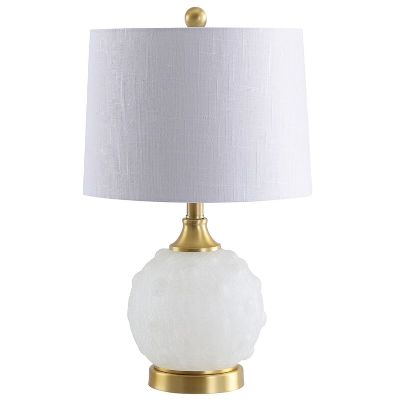 Ilsa Dotted Glass/Metal LED Table Lamp