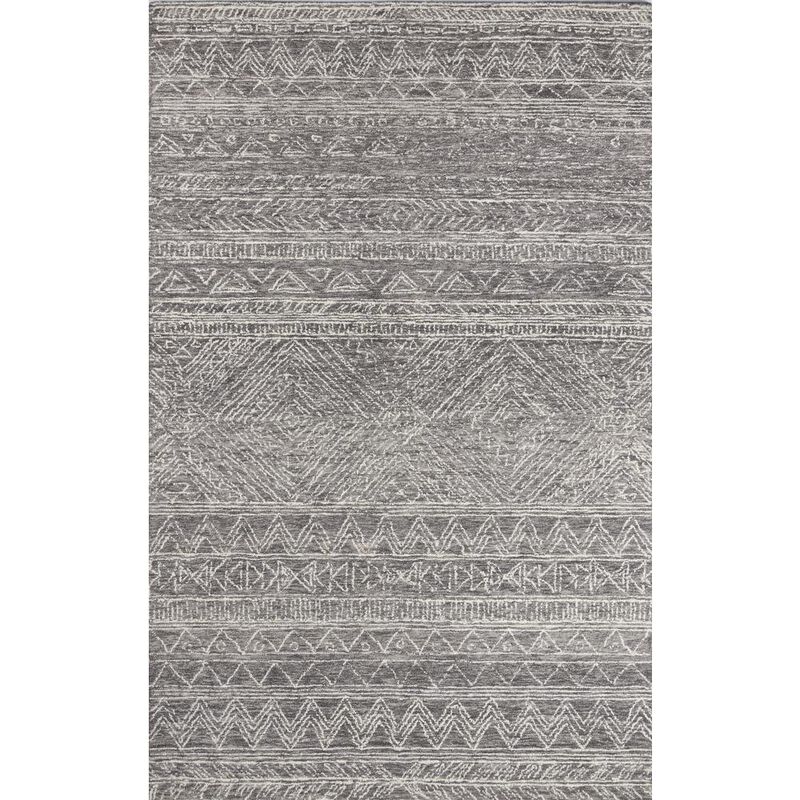 Momeni Contemporary Rectangle Area Rug, Grey, 2' X 3'