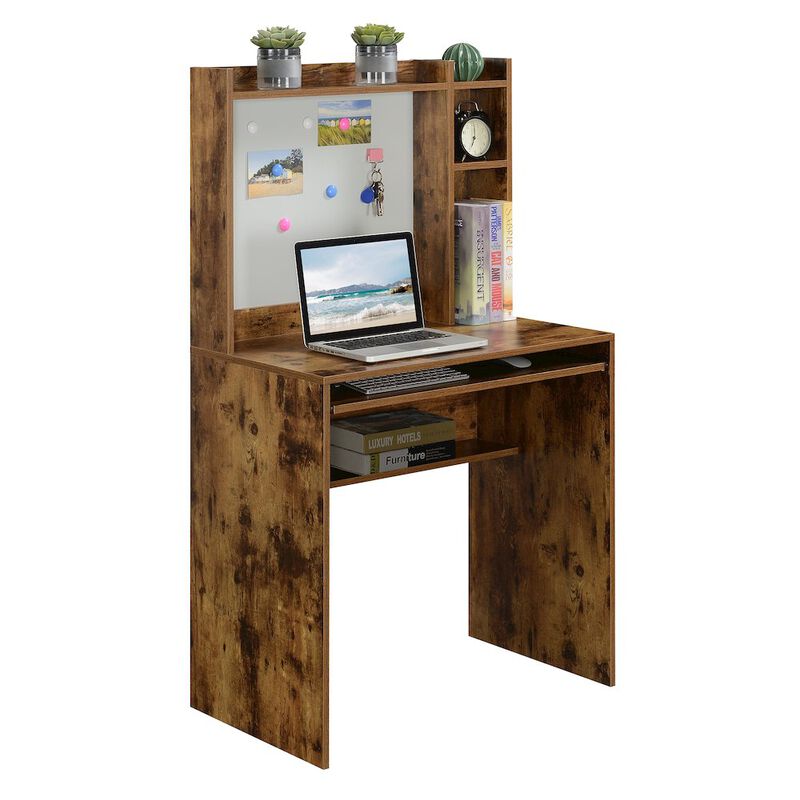 Convenience Concepts Designs2Go Student Desk with Magnetic Bulletin Board and Shelves