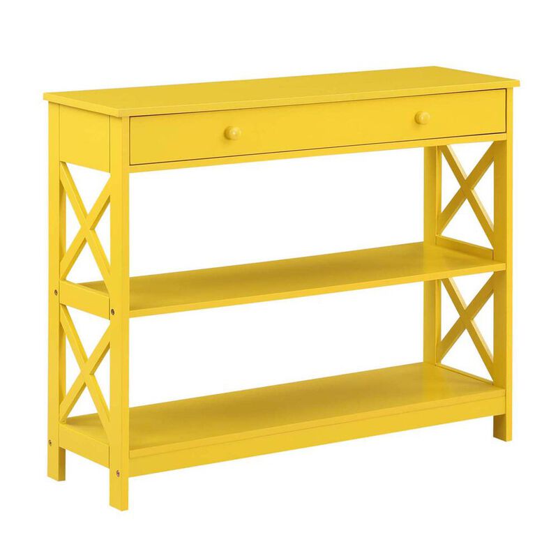Convience Concept, Inc. Oxford 1 Drawer Console Table with Shelves