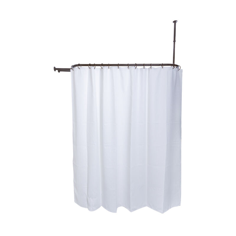Rustproof Aluminum Hoop Oval Shower Rod image number 6