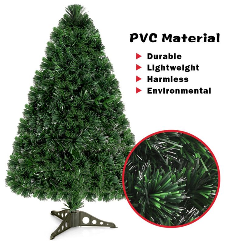 Fiber Optic Artificial PVC Christmas Tree