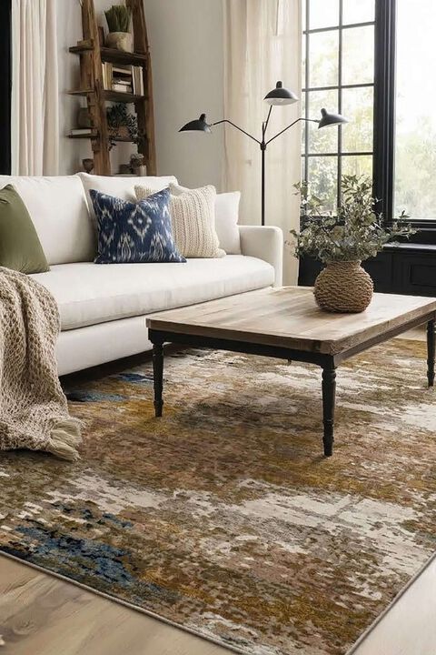 Liora Cleo Neutral 5'3" x 7'10" Rug