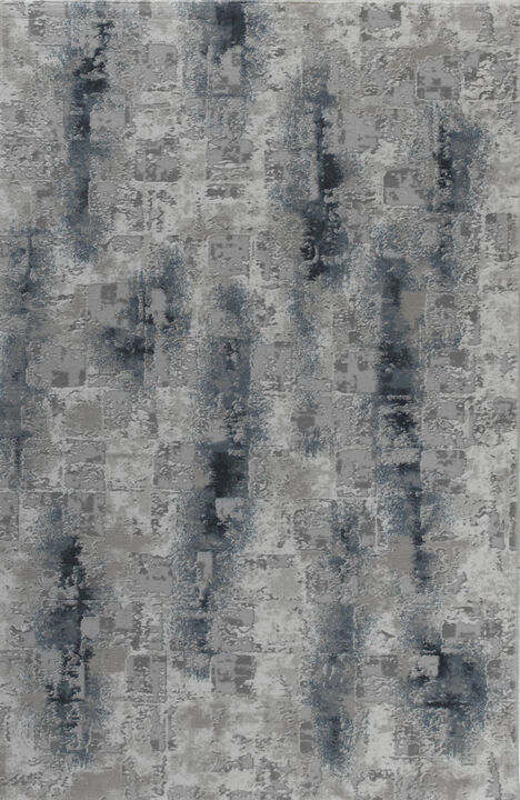 HomeRoots Abstract Distressed Area Rug