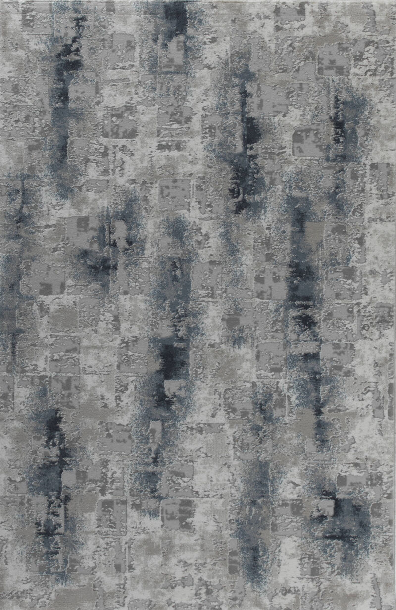 HomeRoots Abstract Distressed Area Rug image number 0
