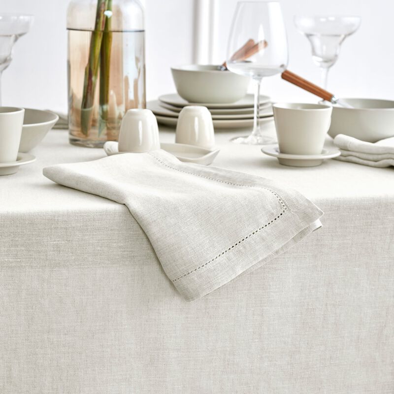 Solino Home 100% Pure Linen Tablecloth - Sonoma