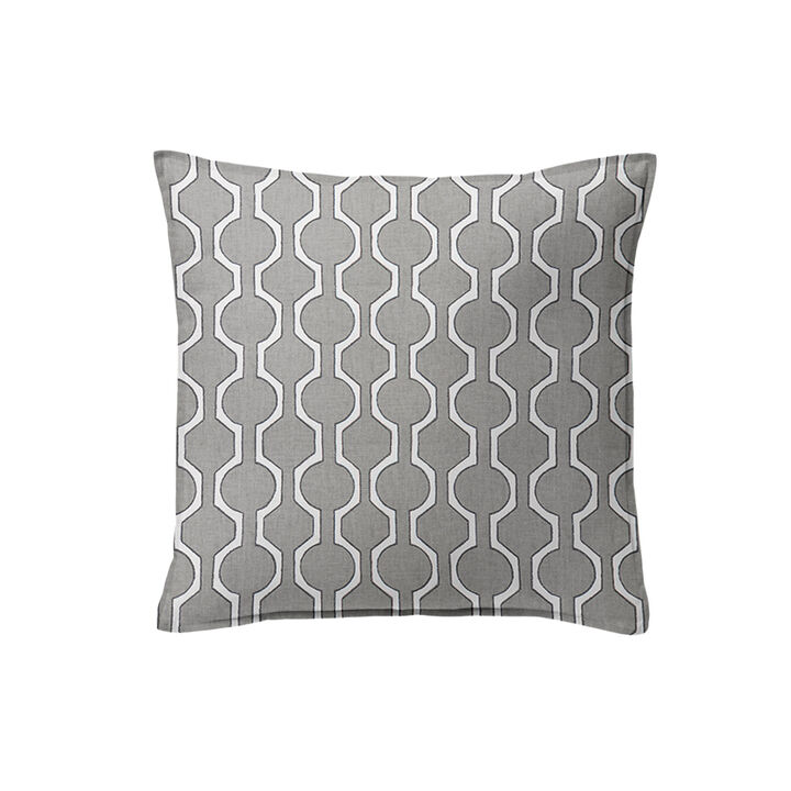 6ix Tailors Fine Linens Soho Gray Decorative Throw Pillows