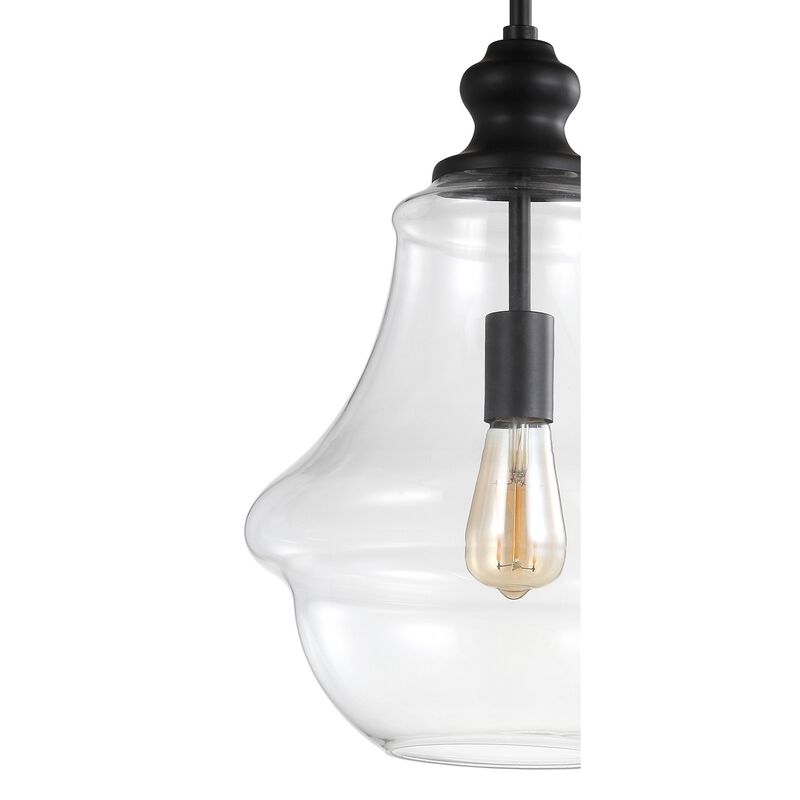 Adam Adjustable Metal/Glass LED Pendant