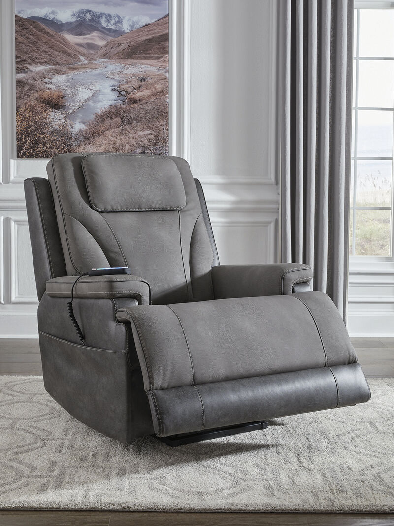 4Z-Serenity Zone Power Lift Recliner in Gray image number 2