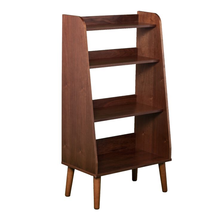 SEI Furniture Berritza Bookcase, Walnut