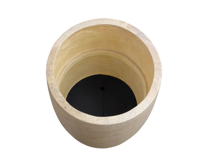 Aster Tall Travertine Look Planter image number 2