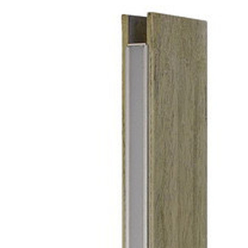 HomeRoots 61" Brown Led Traditional Shaped Floor Lamp image number 3