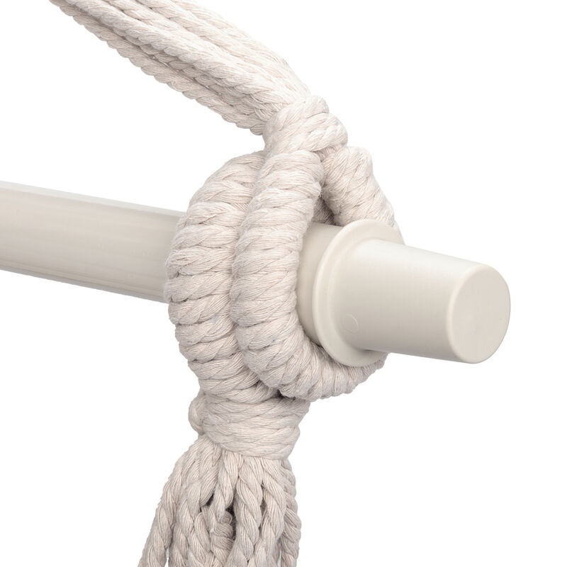 Tassel Hanging Chair with Cushion Indoor & Outdoor Hammock Swing