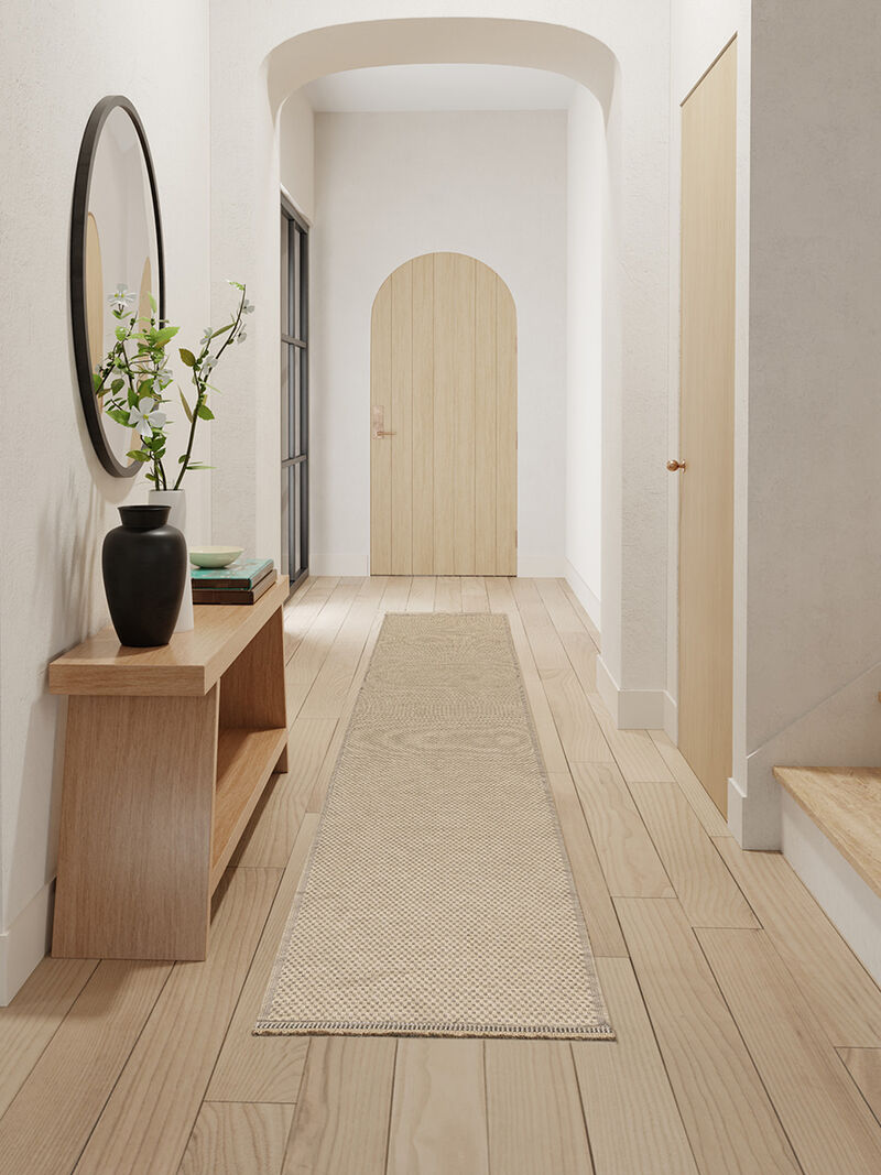 Washable Jute WSJ03 Natural 2' x 4' Rug