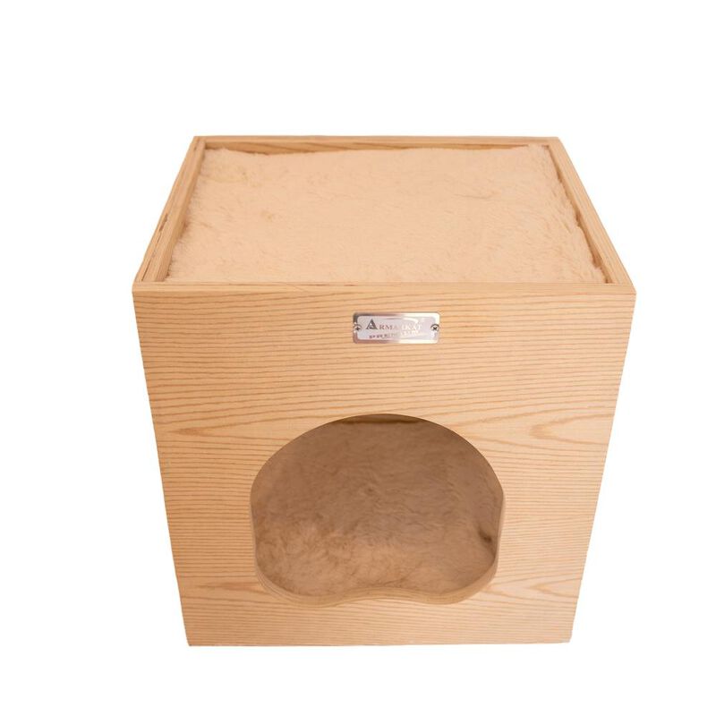 Armarkat Real Wood Wall Series: Tree With Condo, Perch And Soft Perch