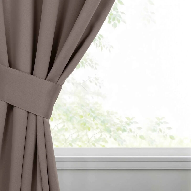 Set of 2 Classic Modern Room Darkening Blackout Curtains image number 3