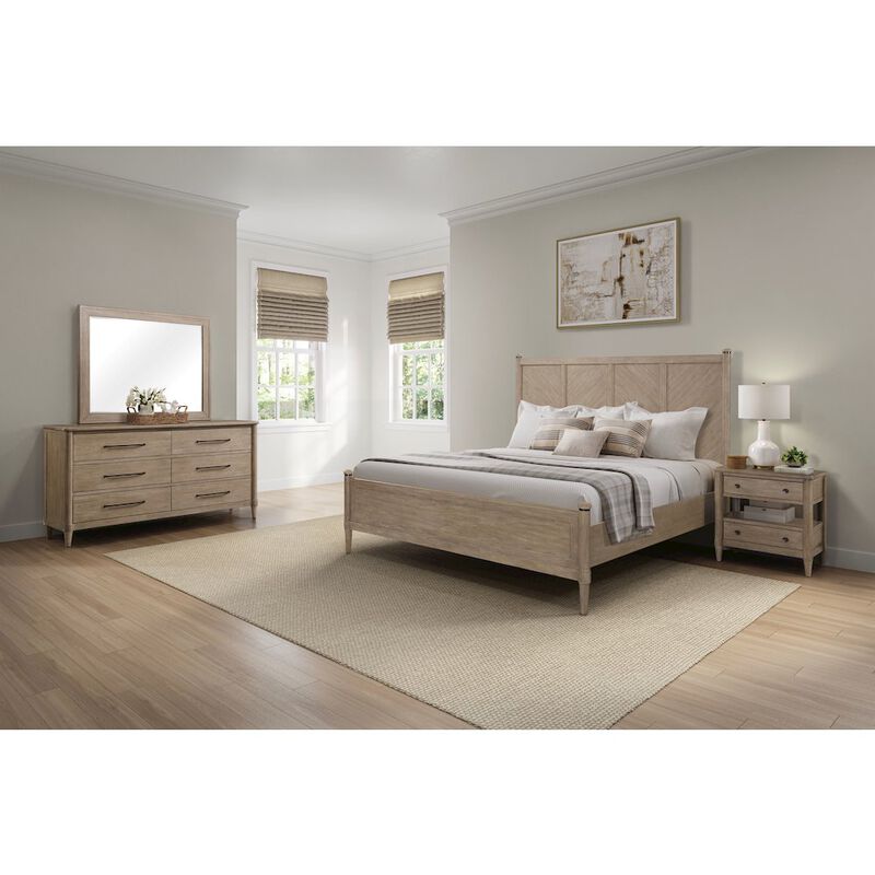 Bernards Wilmington Queen Lo-Post Bed image number 3