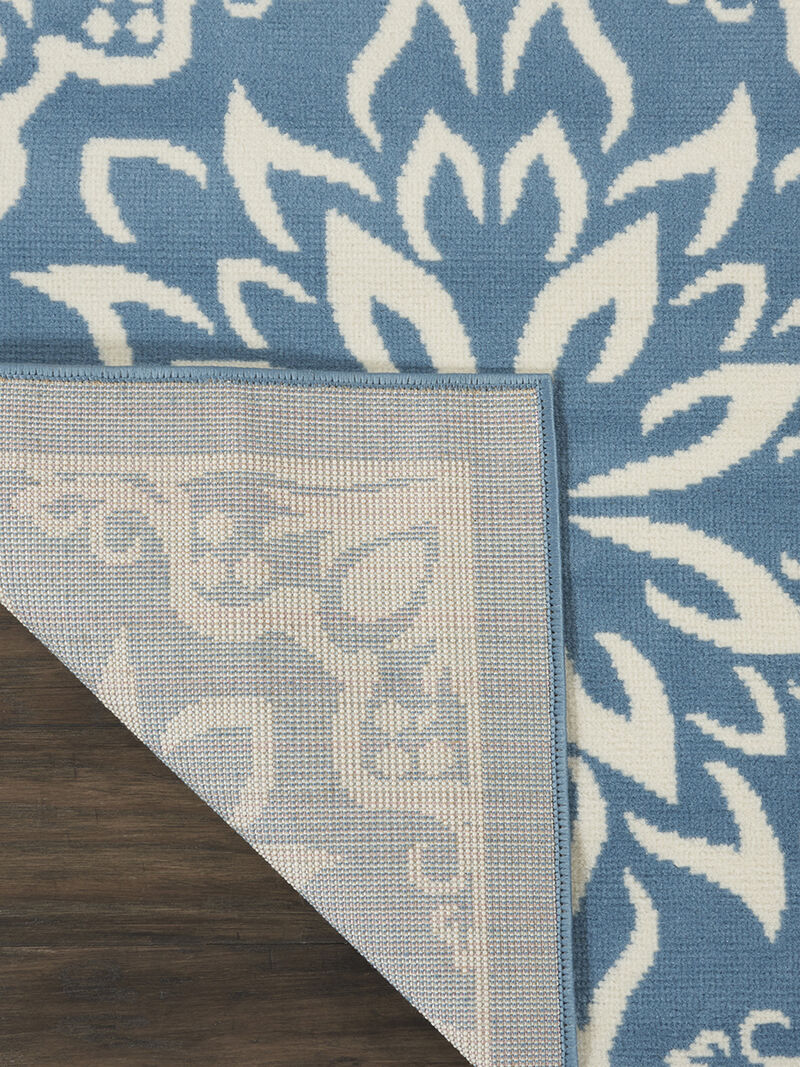 Jubilant JUB06 Ivory/Blue 7'10" x 9'10" Rug