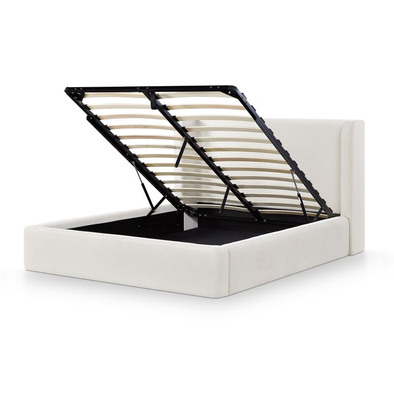 Harmony Tan Performance Chenille Queen Bed image number 6
