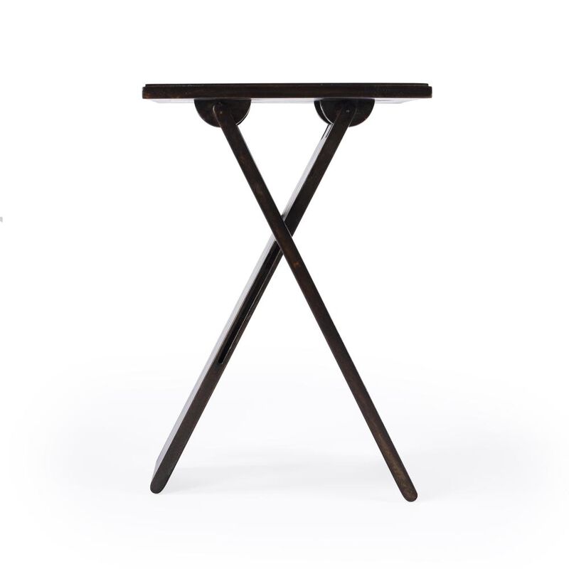 Coffee Folding Accent Table, Belen Kox image number 3