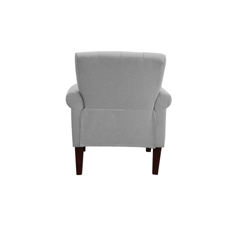Upholstered Arm Chair with Cushioned Seat for Living Room or Bedroom image number 3