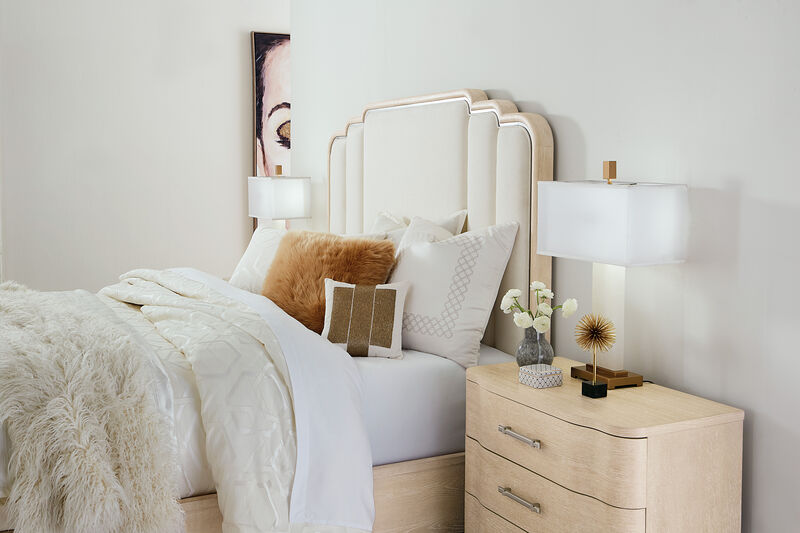 Nouveau Chic Cal King Upholstered Bed