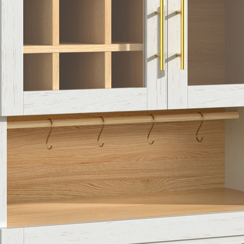 Bunnas Tall Arched Bar Cabinet image number 8