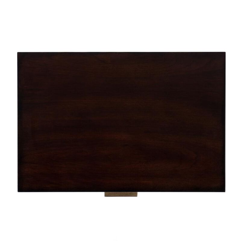 Butler Specialty Kai 2 Drawer End Table, Dark Brown