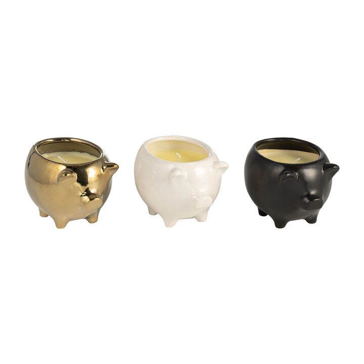S/3 Vanilla Sandalwood Candle