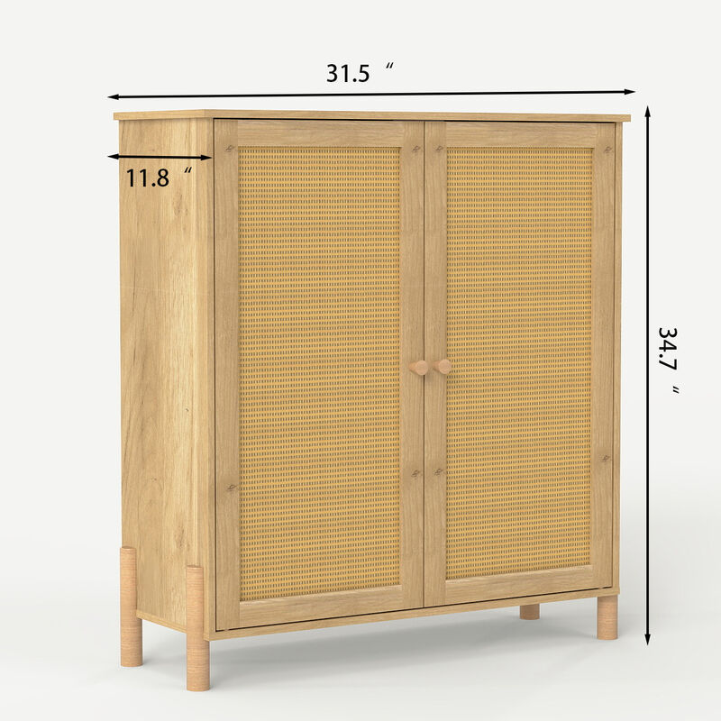 Wegnet  Rattan Doors Cabinet image number 4