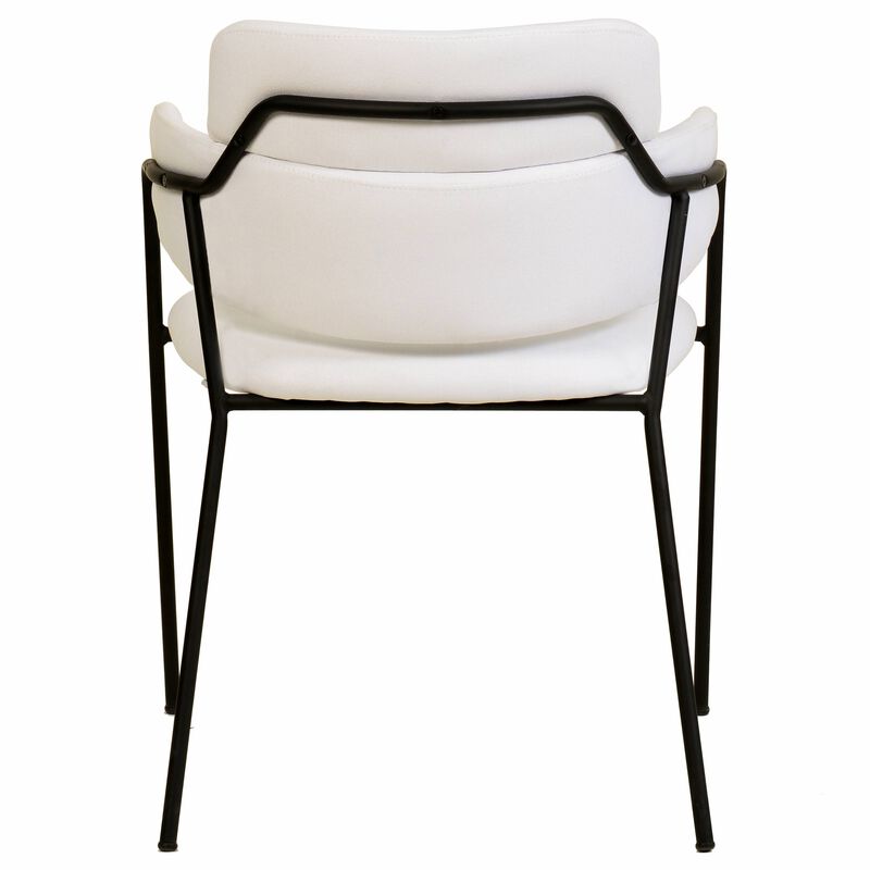 LeisureMod Axis Collection Modern Dining Chair - Set of 4