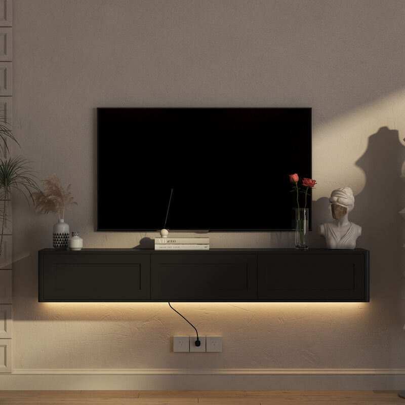 Ringru Floating TV Stand image number 1