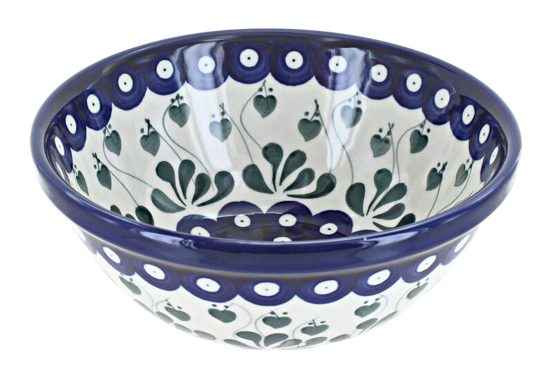 Blue Rose Polish Pottery Alyce Cereal/Soup Bowl