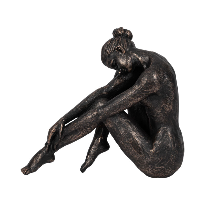 16" Resting Ballerina, Bronze image number 0