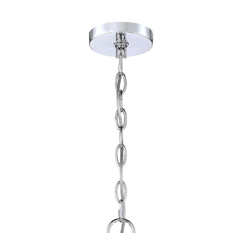 26"D 10-Light Modern Luxury Chrome Crystal Chandelier For Living Room, Dining Room image number 5