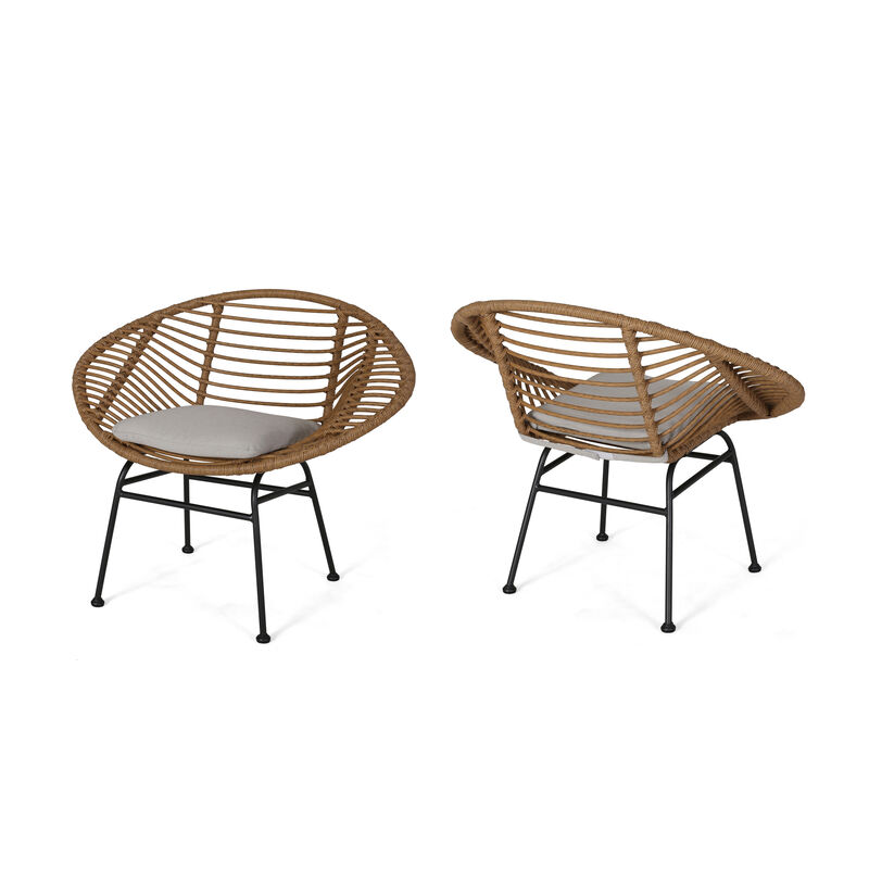 Merax Outdoor Basket Chair Set of 2