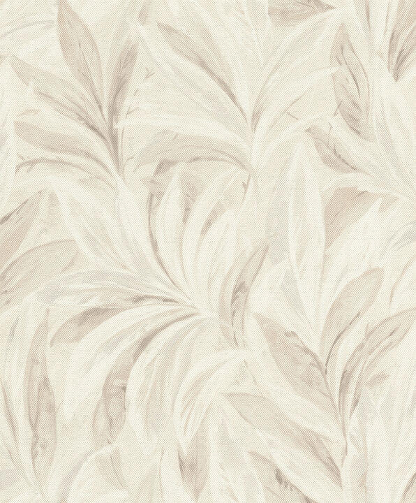 Rennie Ivory Leaves Wallpaper