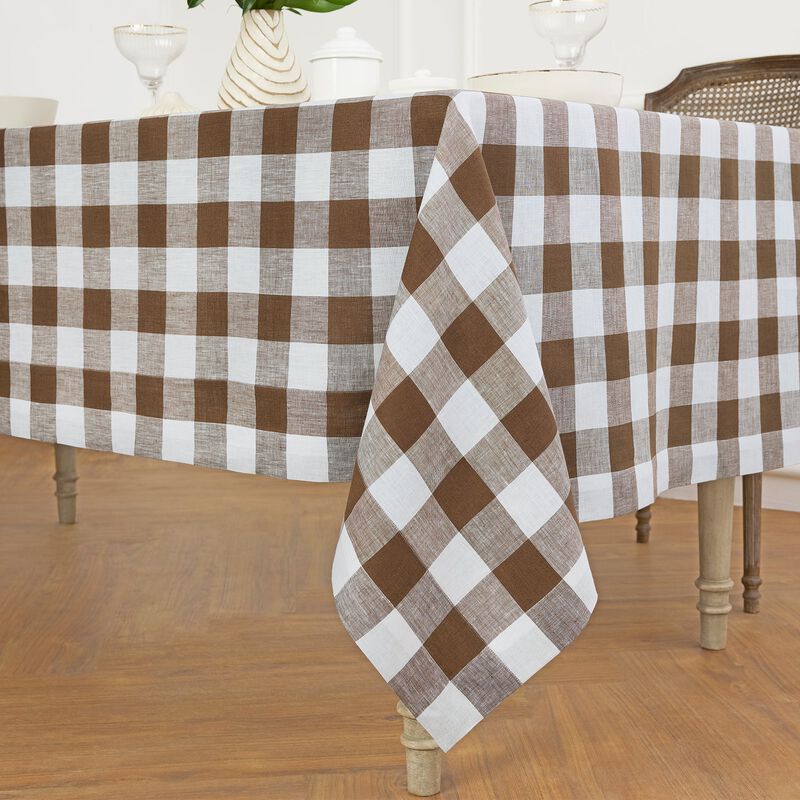 Linen Tablecloth - Buffalo Check image number 2
