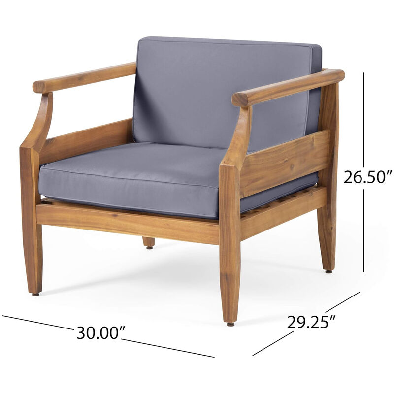 Merax Outdoor 4 Seater Chat Set with Cushions