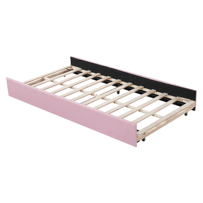 Christopher Knight Home Livia Velvet Upholstered Daybed with Pull-Out Trundle image number 7