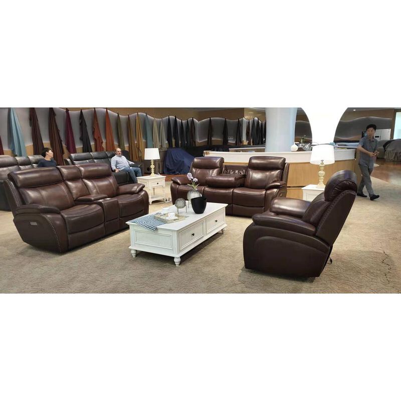 Barcalounger 39PHL-3703 Sandover Power Reclining Sofa, Chocolate