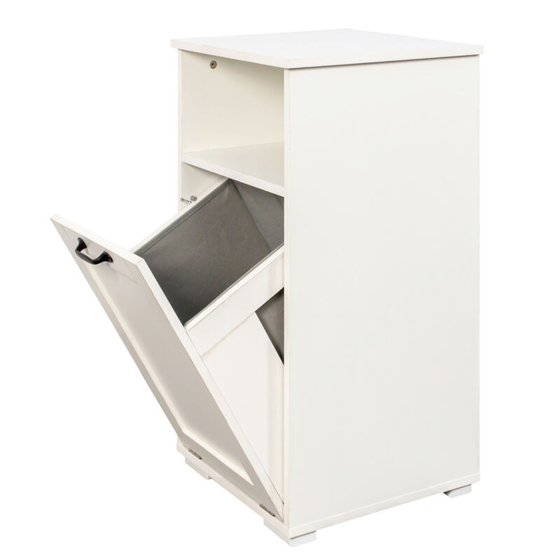 ELEMENT ACE Laundry Cabinet with Removable Liner Bags - Space Saving Storage Solution for Dorms and Apartments image number 9