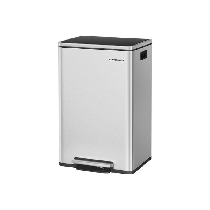 13-Gallon Waste Bin with Quiet-Close Lid &ndash; Stylish Kitchen Trash Can with Odor Control and Smooth Operation