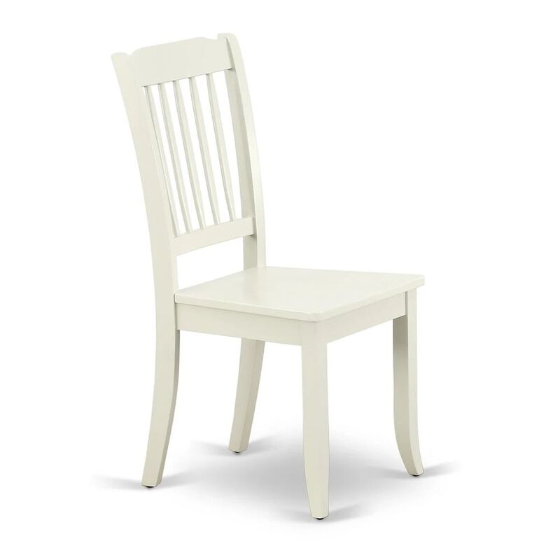 Dining Chair Linen White, DAC-LWH-W