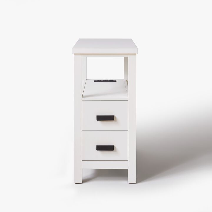 Clubox Compact Rustic Nightstand