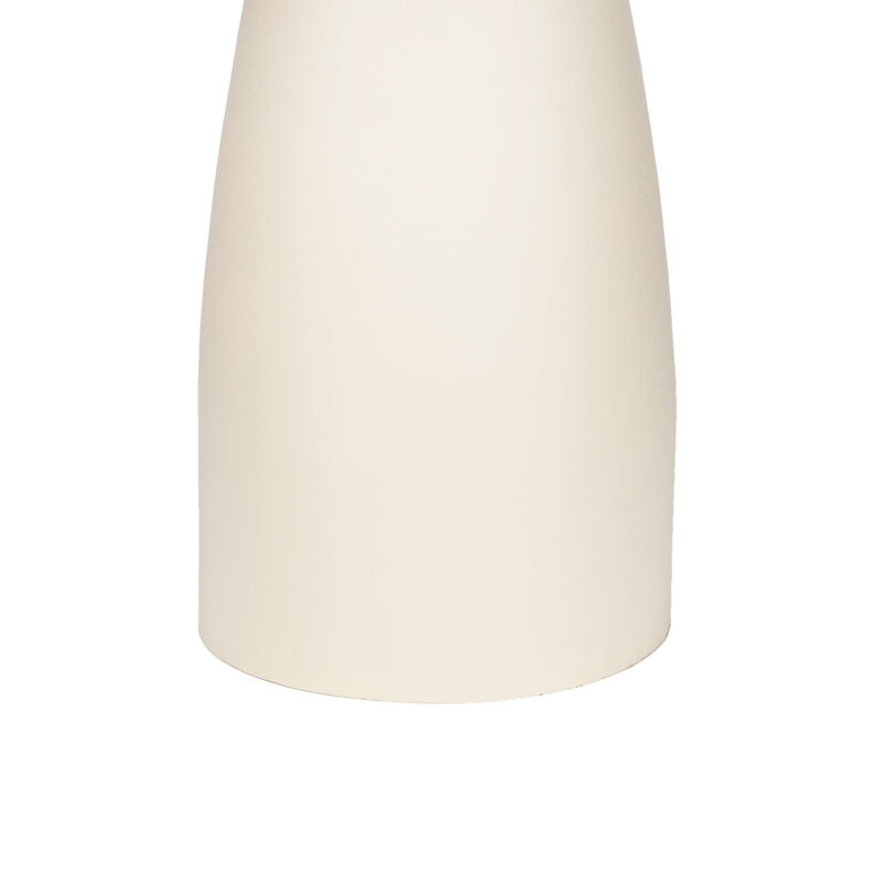 Otto 18" Modern Rustic Round Wood/Metal Accent Table